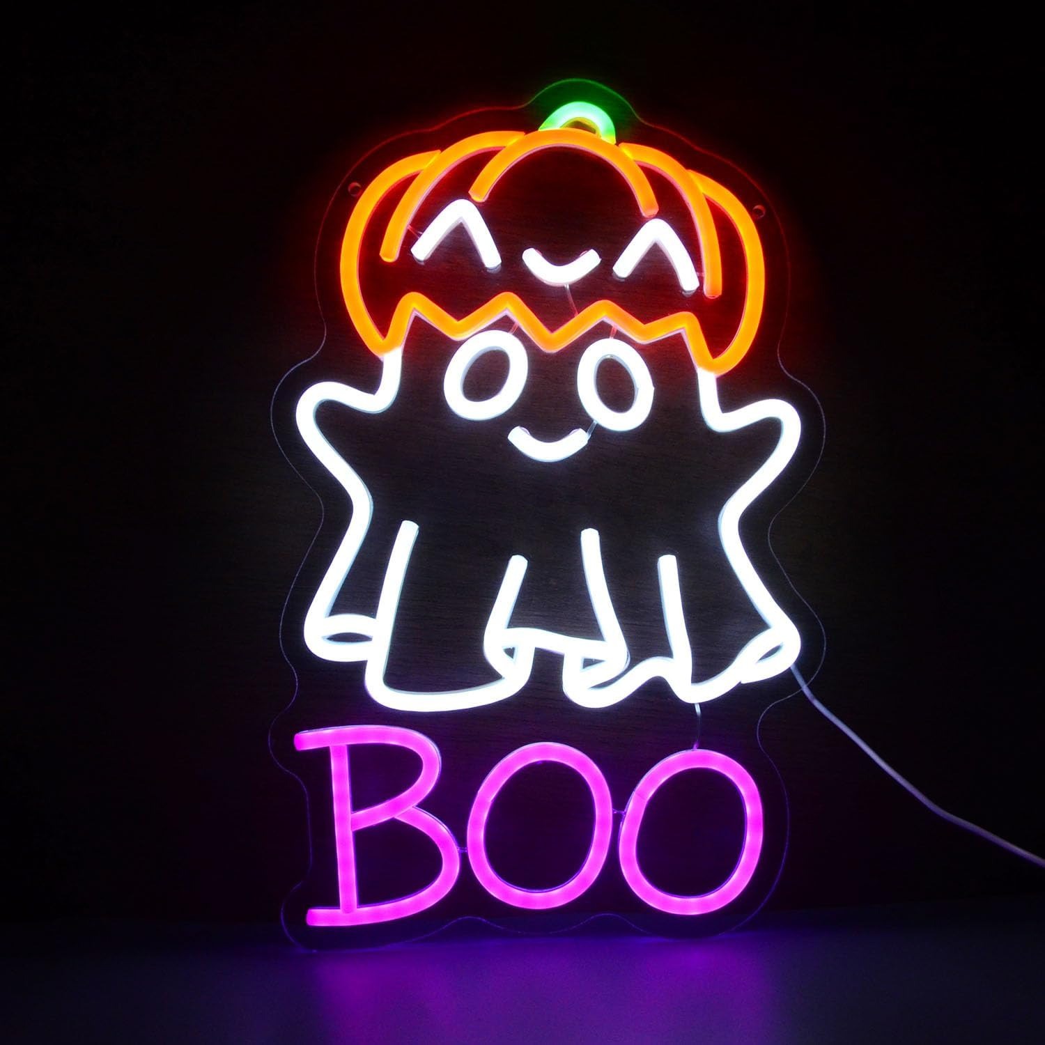 Home Decor Lighting Tricks - Cute Ghost Pumpkin Hat BOO LED