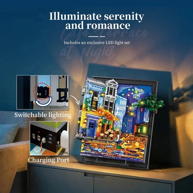 Lighting Decoration Ideas For Home - Night Sky Cafe Picture Frame 2678PCS