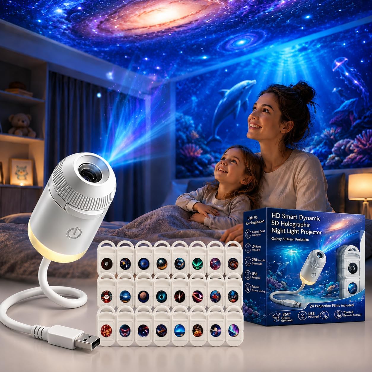 Lighting Decor Ideas - HD Smart Dynamic 5D Holographic Night