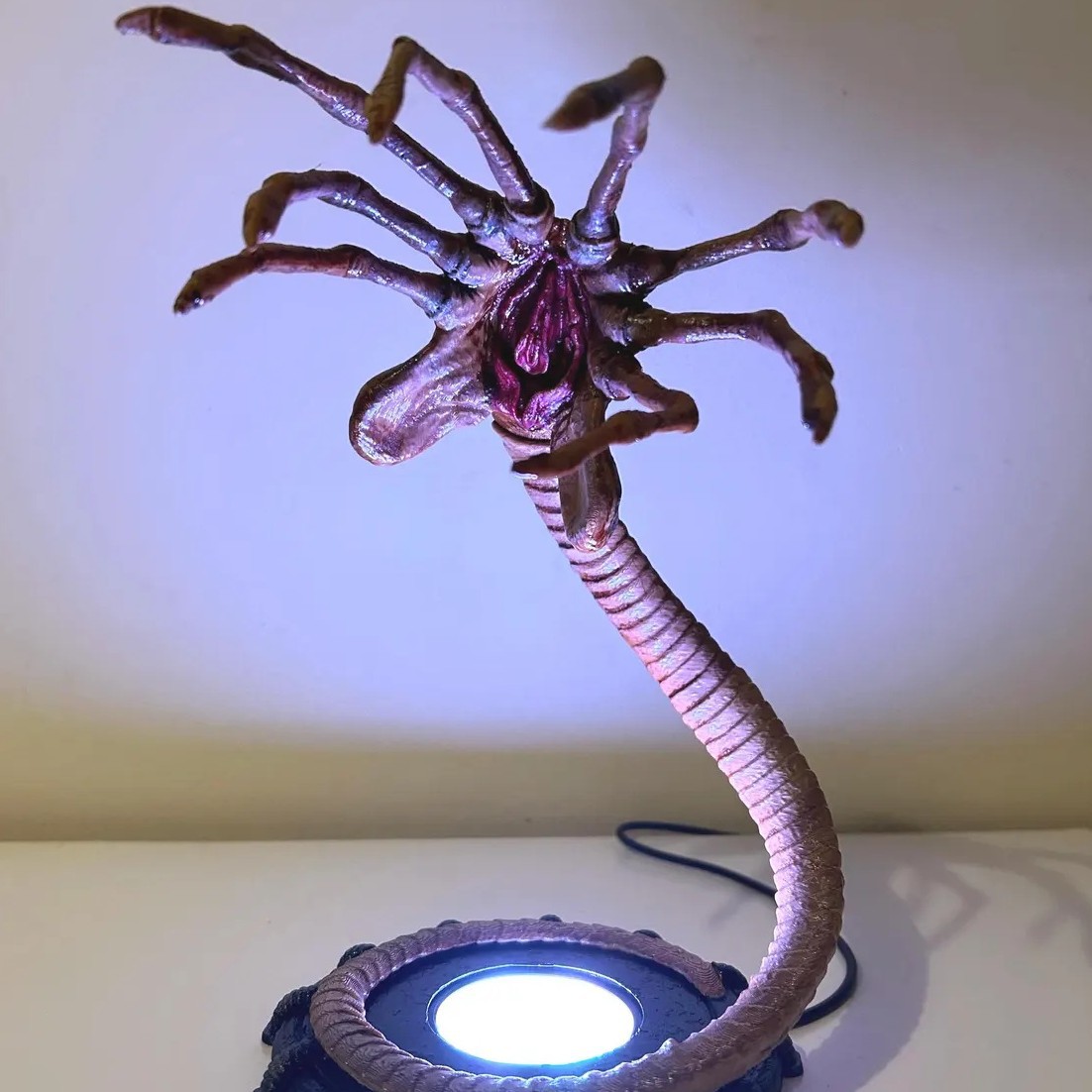Lighting Decor Ideas - Alien Facehugger Lamp Nightlight, Flashing Halloween