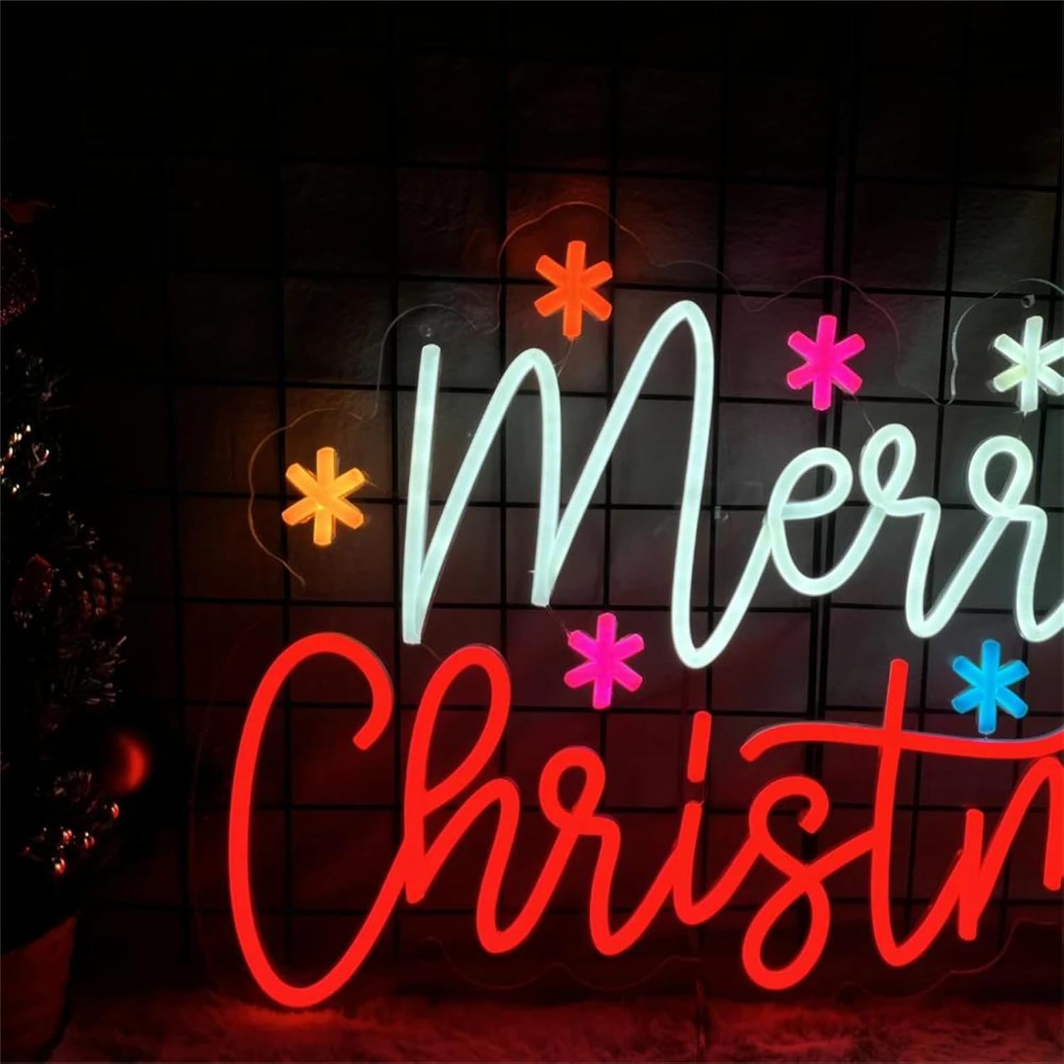 Merry Christmas Neon Sign with - Lighting Decoration Ideas For Home ulasan dan harga