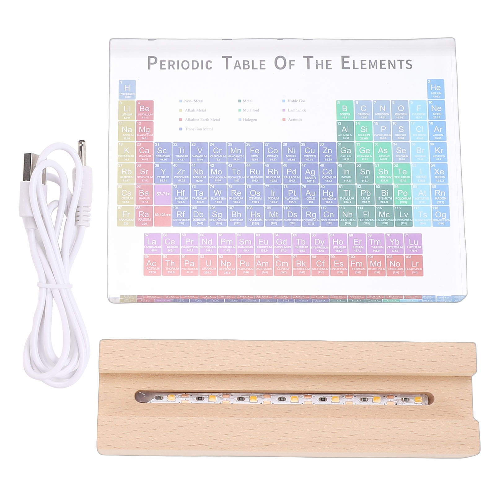 Periodic Table Desktop Decorat - Elements Lighting Decor ulasan dan harga