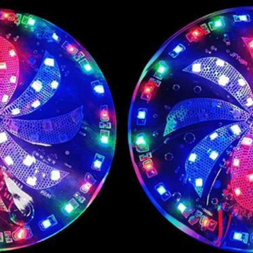 12V Colorful Windmill LED Car  - Decor Kart Lighting ulasan dan harga