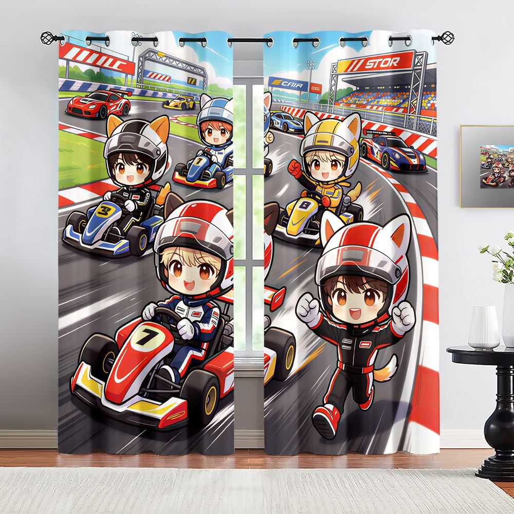 Kart Racing Cartoon Digital Pr - Decor Kart Lighting ulasan dan harga