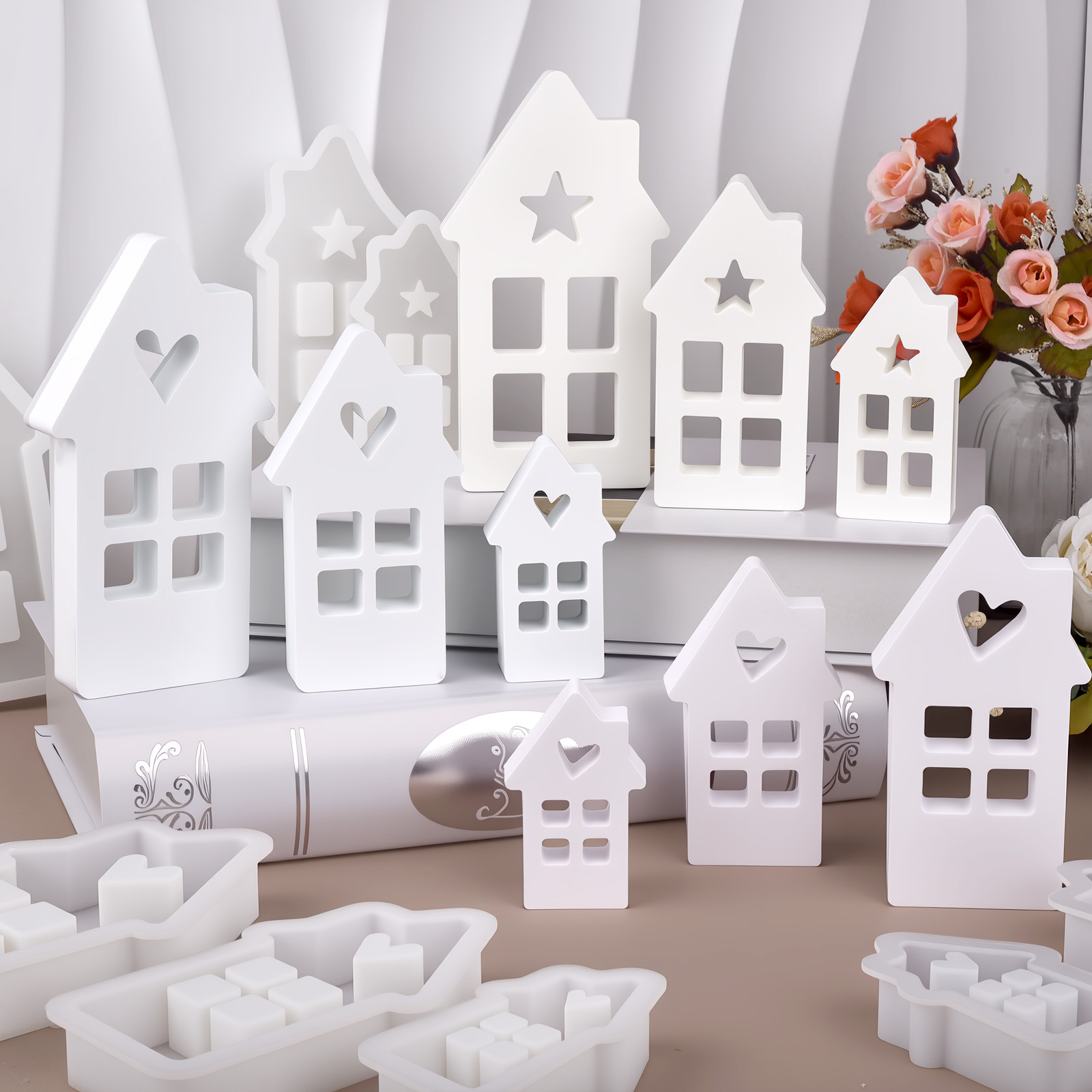 Star Heart House Silicone Mold - Lighting Decor House ulasan dan harga