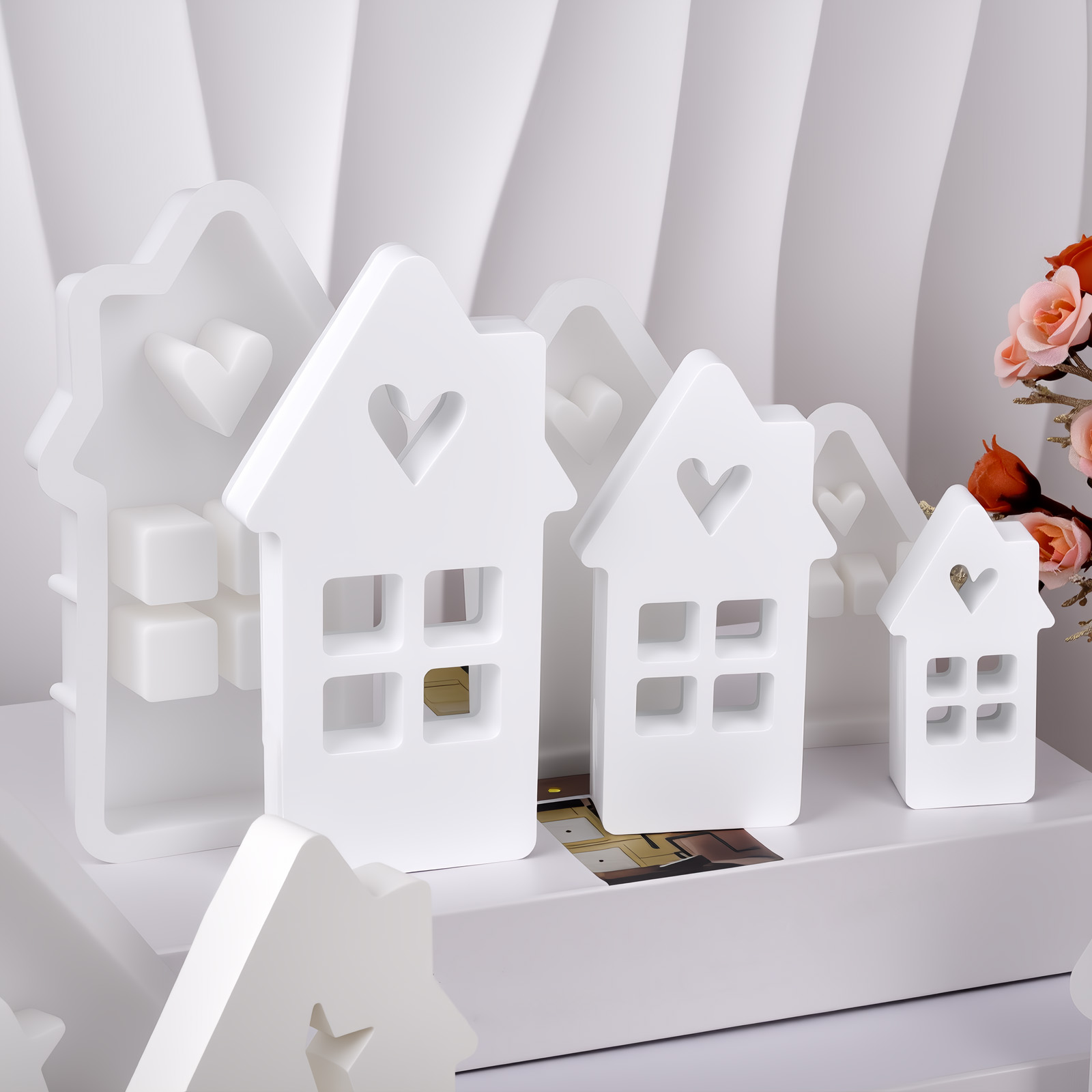 Star Heart House Silicone Mold - Lighting Decor House ulasan dan harga