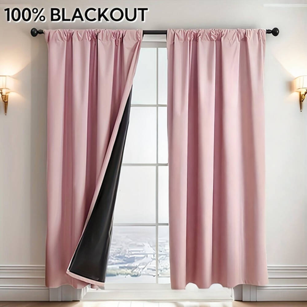 1pc 100% Blackout Curtain with - Lighting Decor Ideas ulasan dan harga