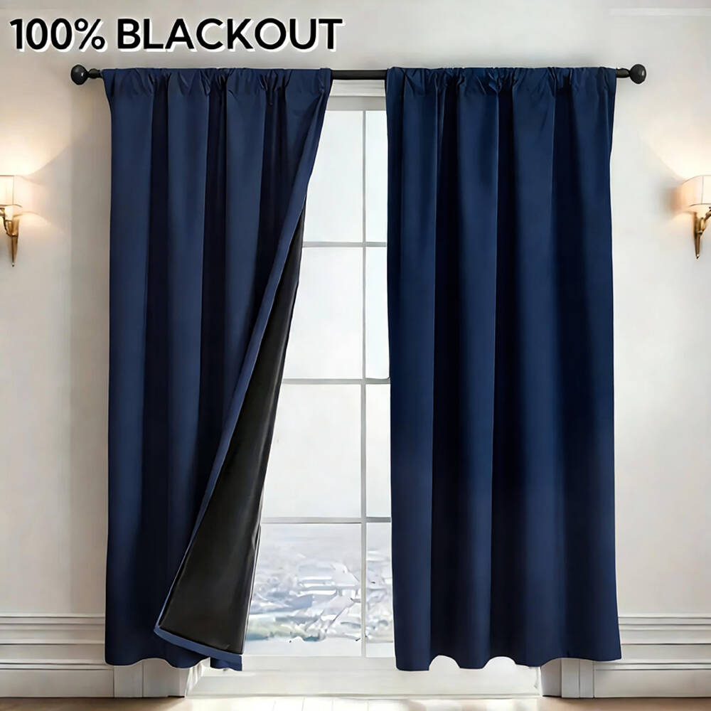 1pc 100% Blackout Curtain with - Lighting Decor Ideas ulasan dan harga