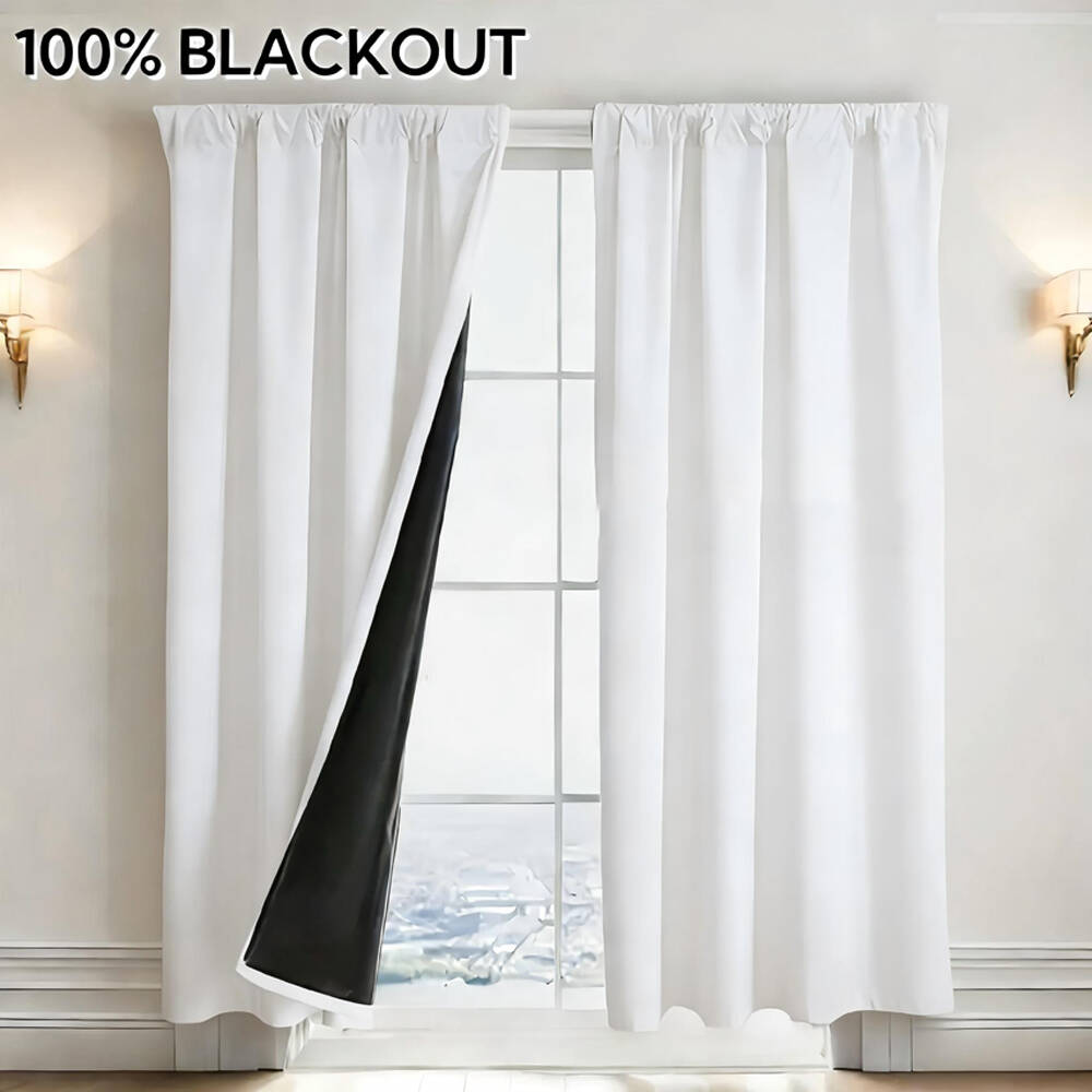 1pc 100% Blackout Curtain with - Lighting Decor Ideas ulasan dan harga
