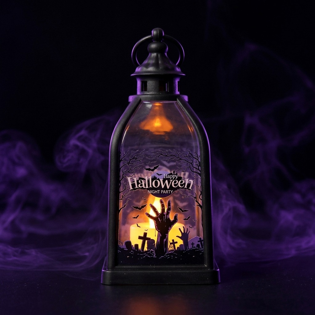 Halloween Ghost Castle Themed  - Lighting Decor House ulasan dan harga