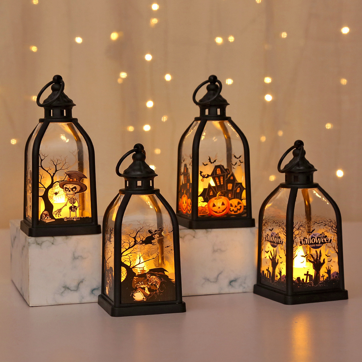 Halloween Ghost Castle Themed  - Lighting Decor House ulasan dan harga