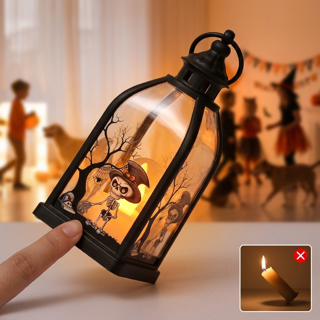 Halloween Ghost Castle Themed  - Lighting Decor House ulasan dan harga