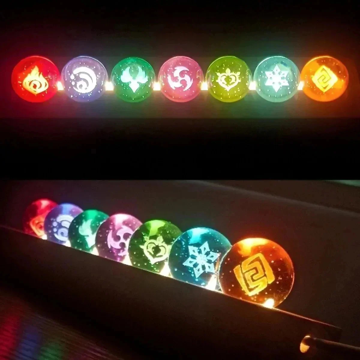 Game Crystal Ball Figure Night - Elements Lighting Decor ulasan dan harga