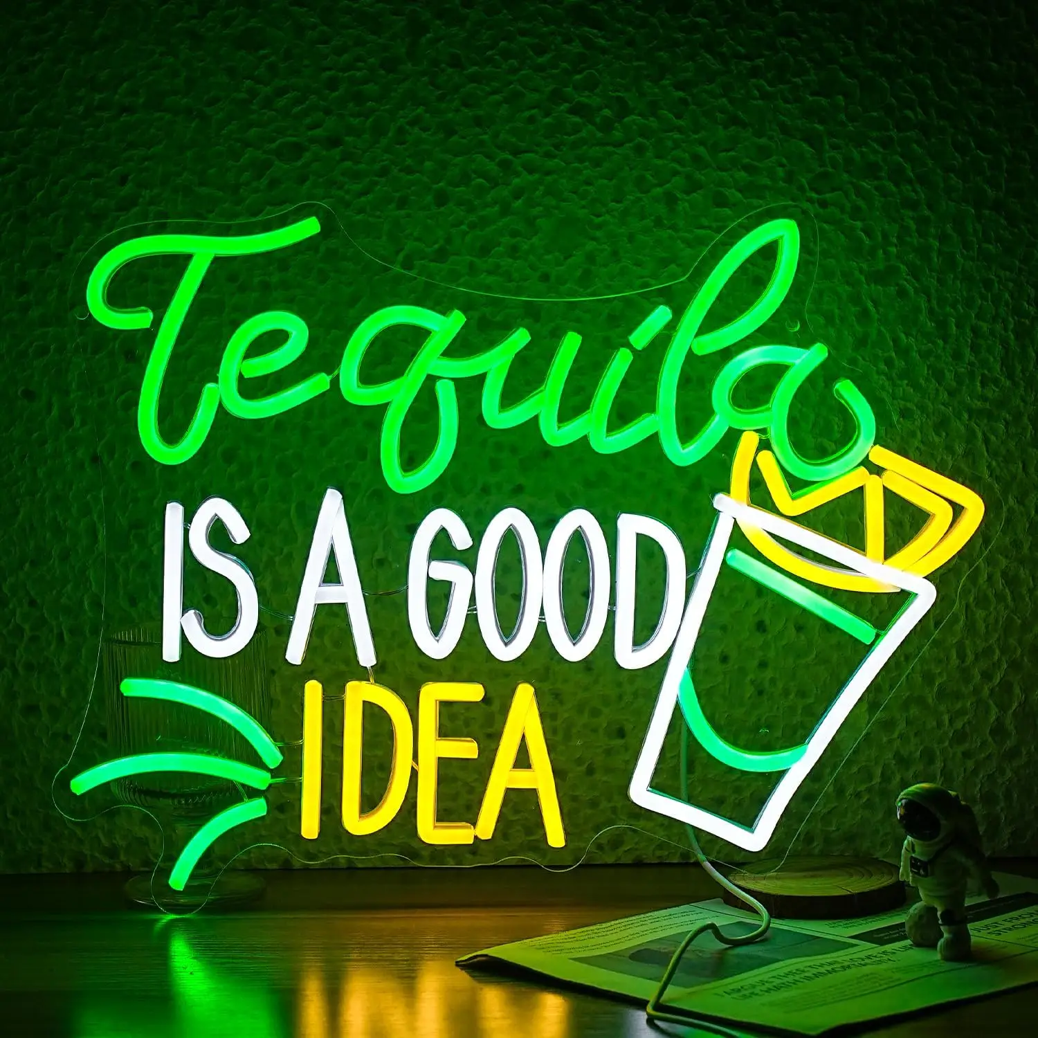Tequila Is A Good Idea Neon Si - Lighting Decoration Ideas For Home ulasan dan harga