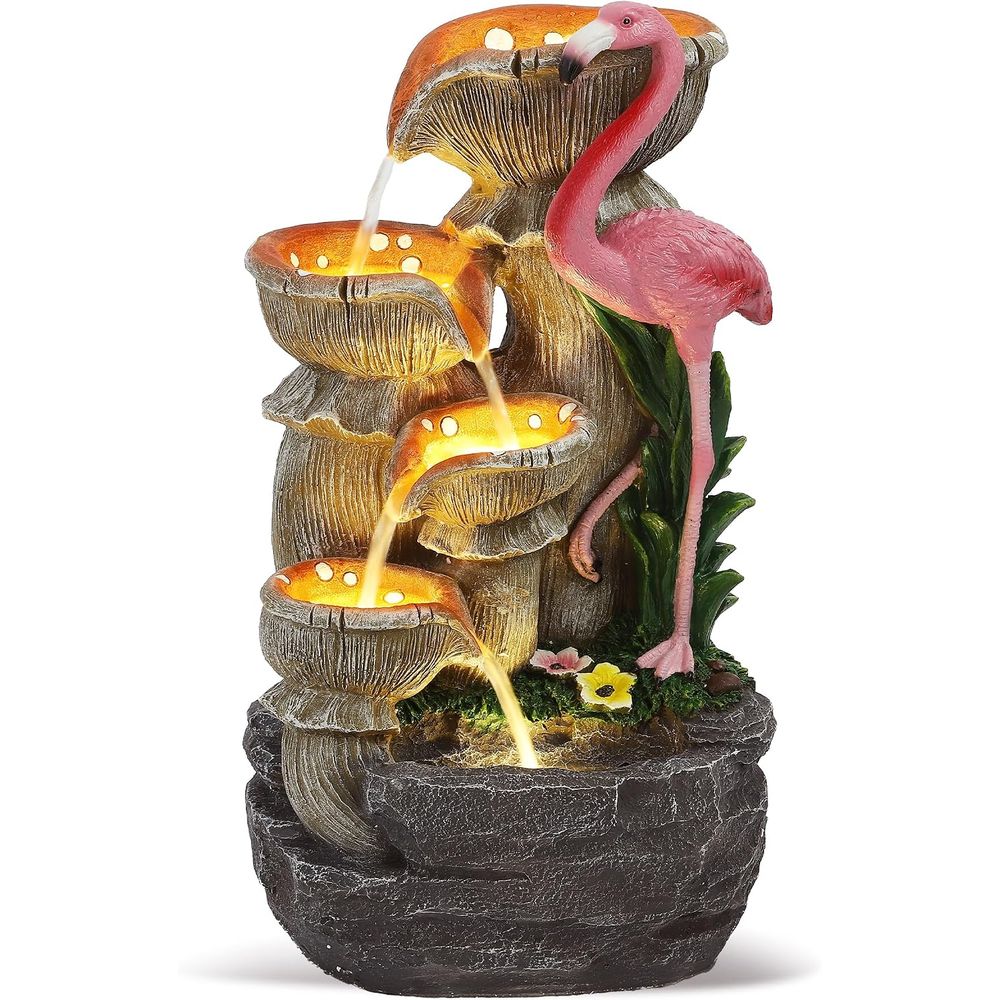 5 Tier Garden Waterfalls with  - Lighting Decor House ulasan dan harga