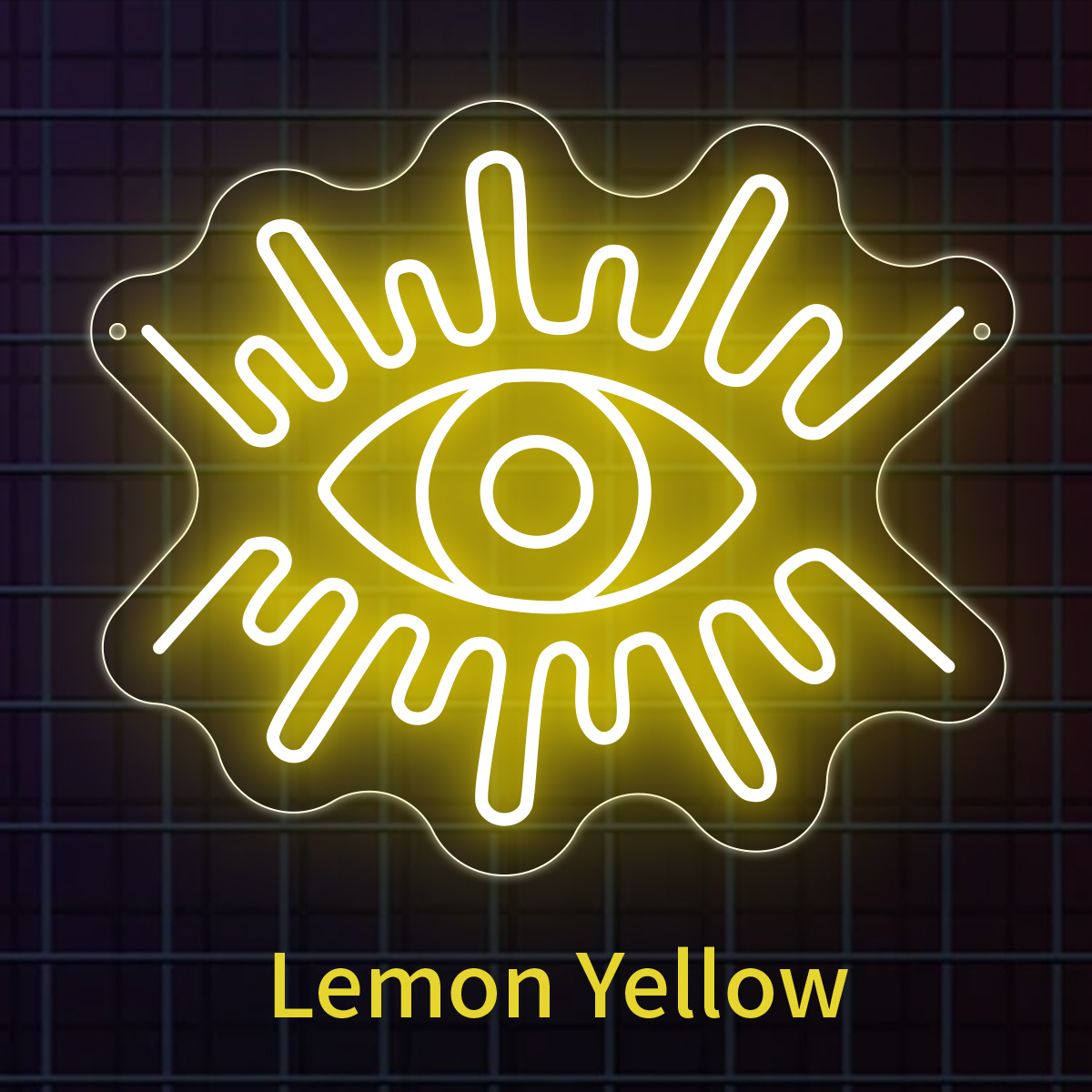 LED Neon Eye Sign, for Home, B - Lighting Decoration Ideas For Home ulasan dan harga