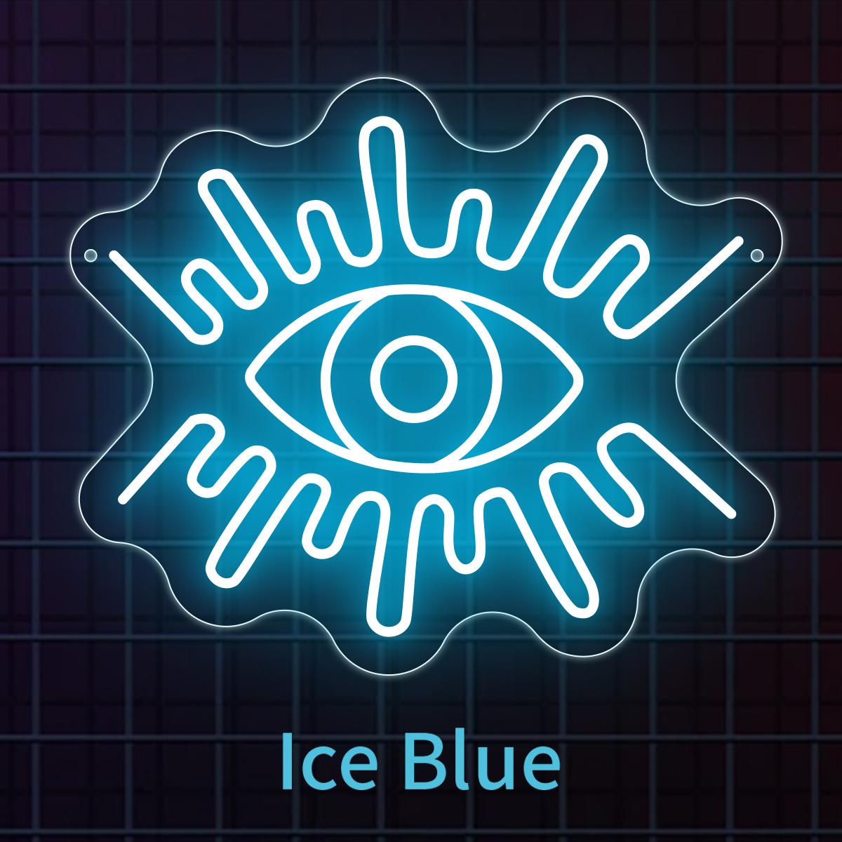 LED Neon Eye Sign, for Home, B - Lighting Decoration Ideas For Home ulasan dan harga