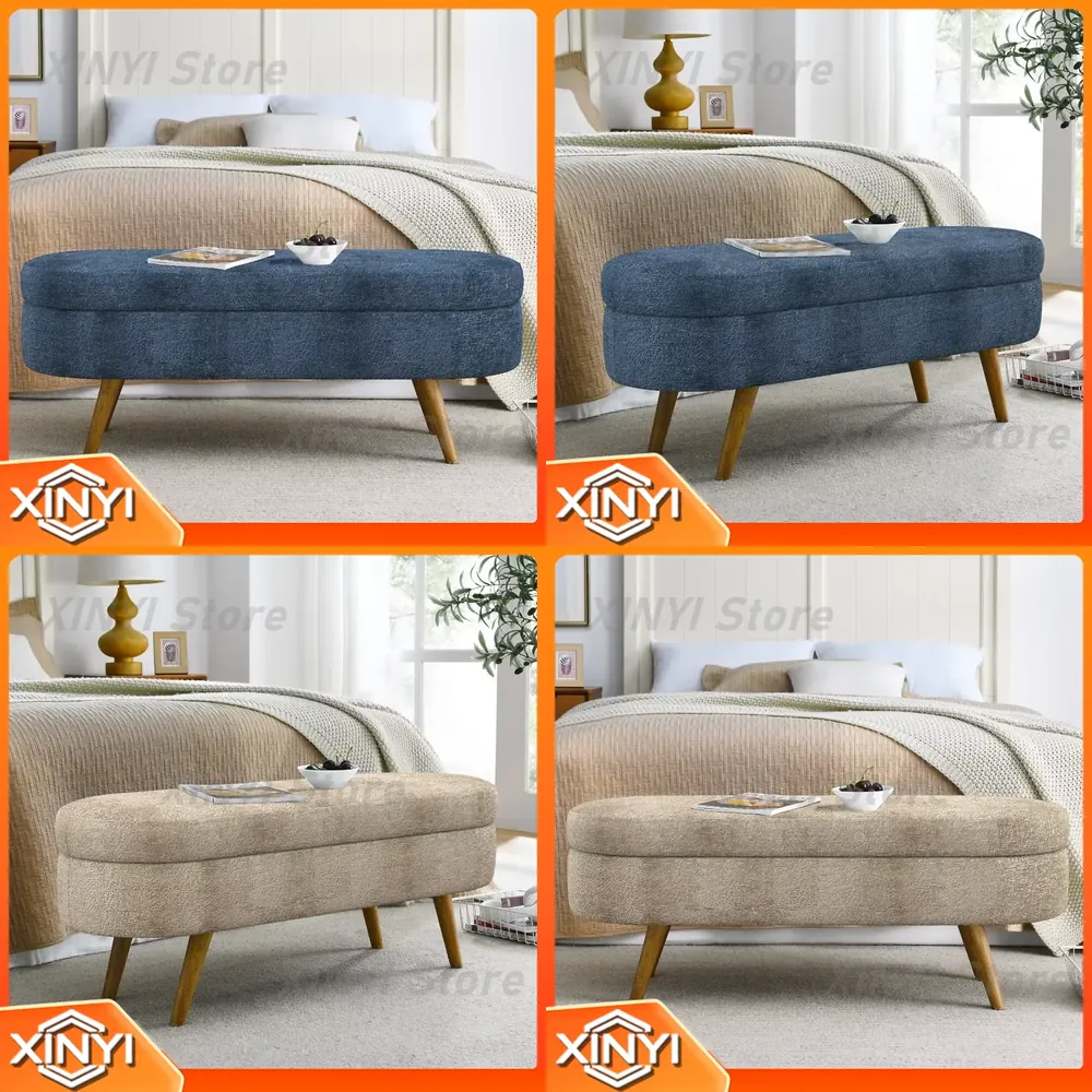 Modern Upholstered Storage Ben - Muji Home Storage ulasan dan harga