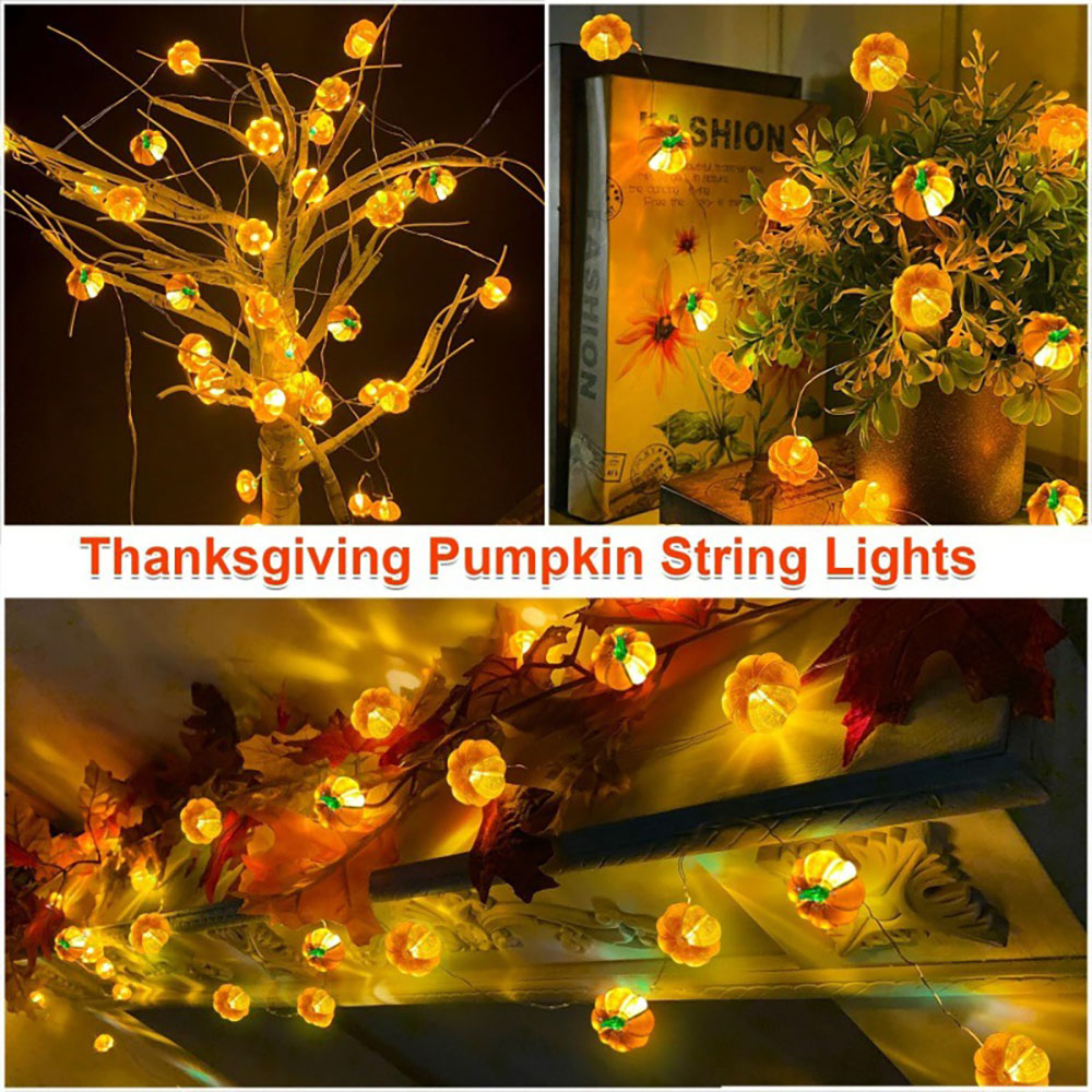 Halloween Pumpkin Light String - Home Decor Lighting Tricks ulasan dan harga