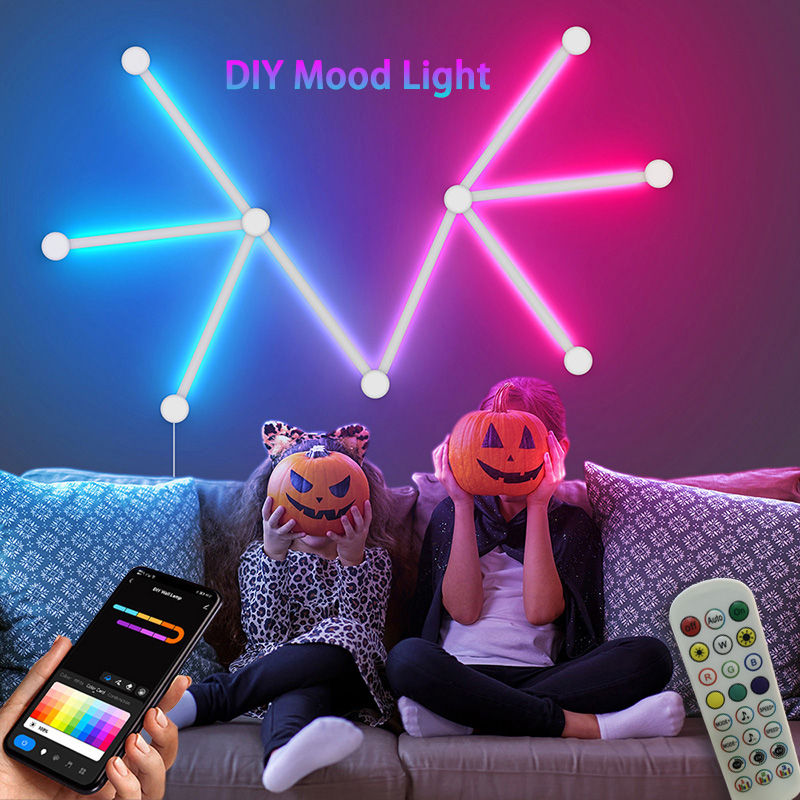 Smart RGB Wall Lamp, Bluetooth - Lighting Decor Ideas ulasan dan harga
