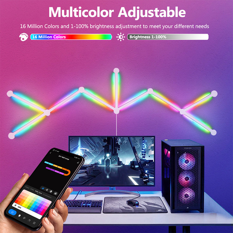 Smart RGB Wall Lamp, Bluetooth - Lighting Decor Ideas ulasan dan harga
