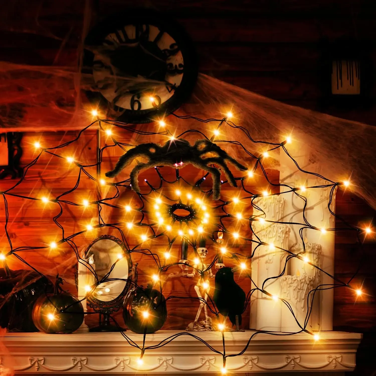 Halloween LED String Light Spi - Lighting Decor House ulasan dan harga