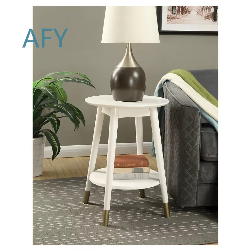 Wooden Side Table with Bottom  - Muji Home Storage ulasan dan harga