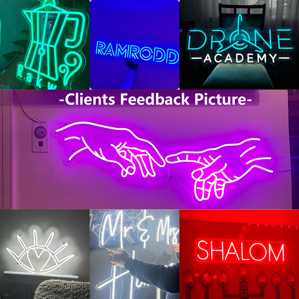 Custom Neon Sign Personalize w - Lighting Decoration Ideas For Home ulasan dan harga