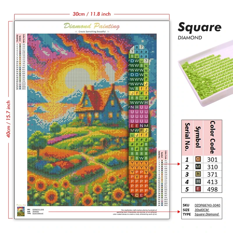 DIY Diamond Painting 2026 Nova - Nova Decor & Lighting Juletrelys ulasan dan harga