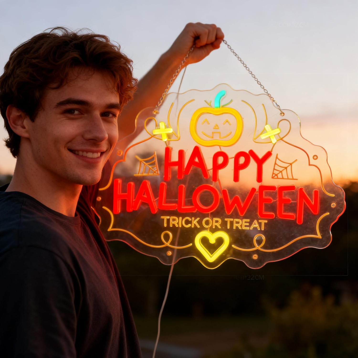 Happy Halloween Trick Or Treat - Home Decor Lighting Tricks ulasan dan harga