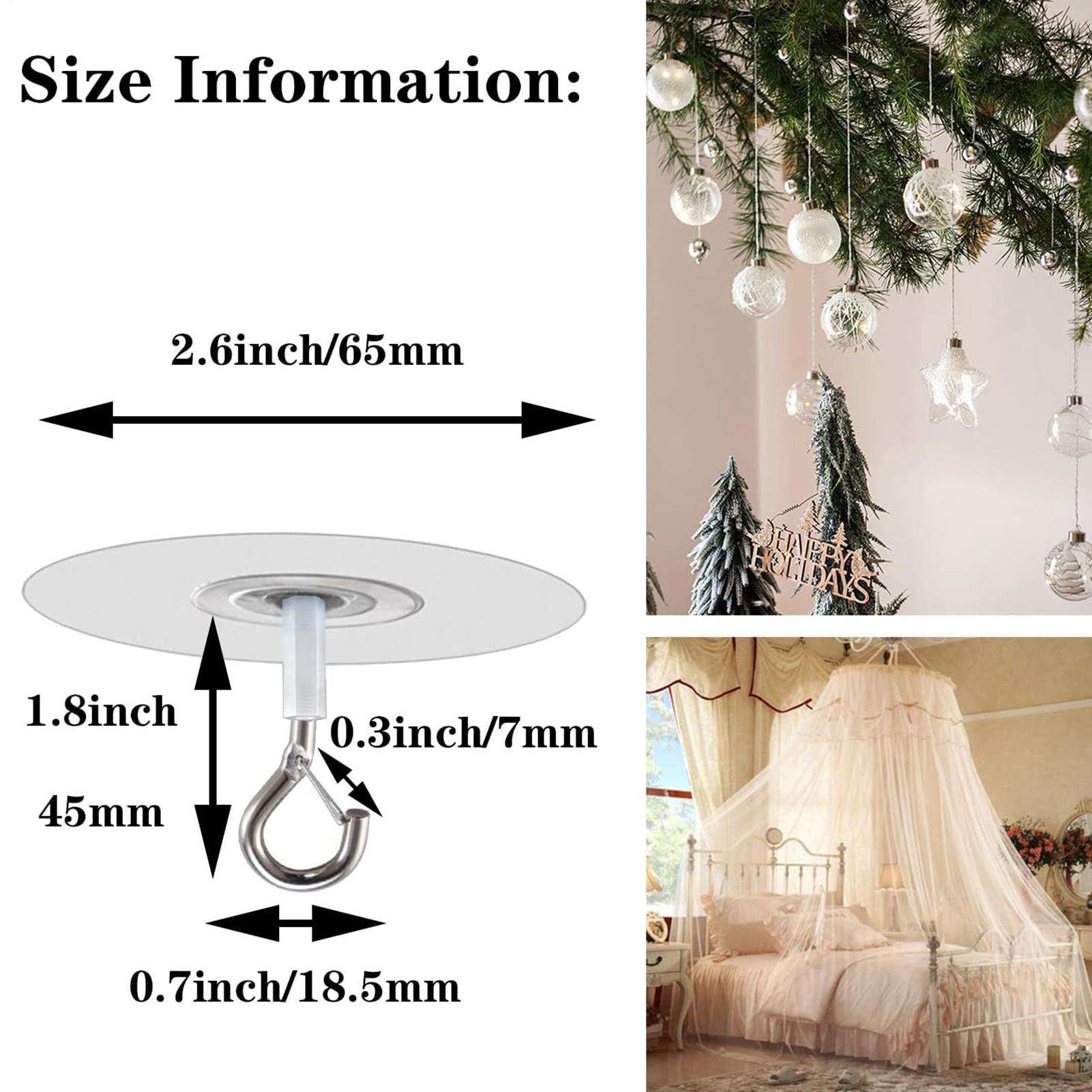 Stick Ceiling Hooks Heavy Duty - Home Decor Lighting Wholesale ulasan dan harga