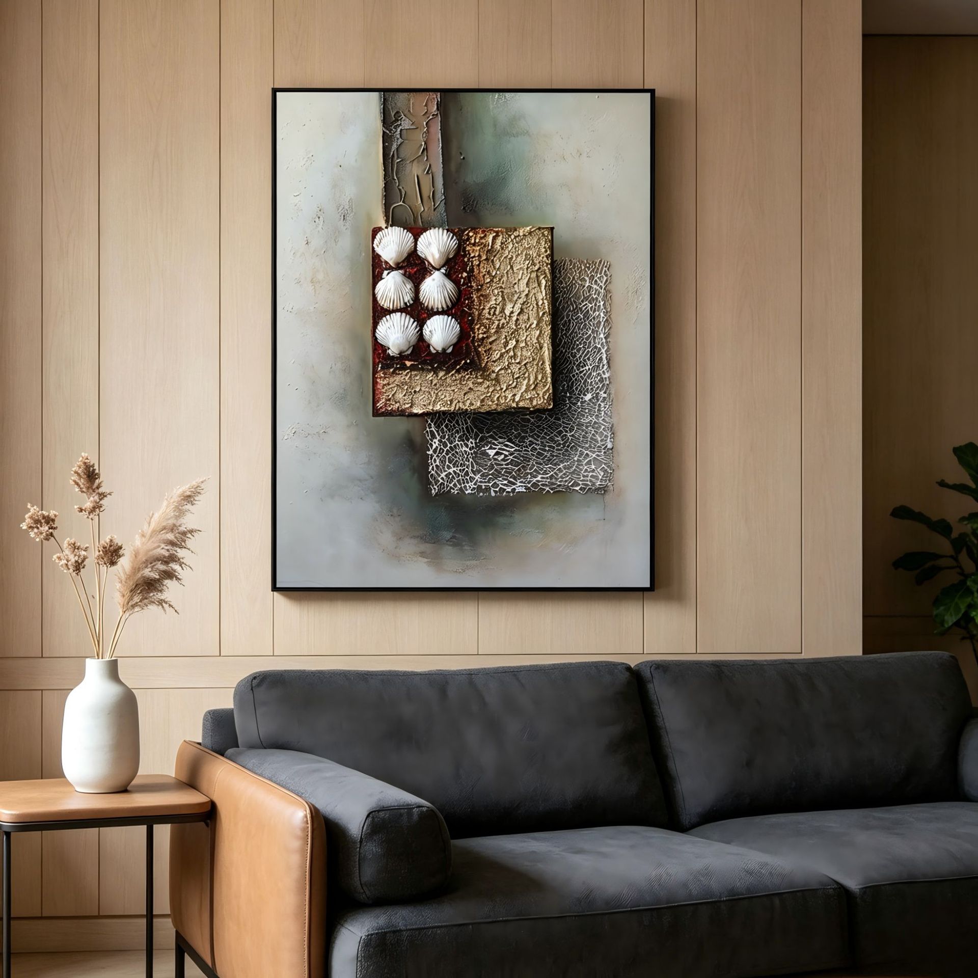 Hand Painted Wabi-sabi Wind Ma - Elements Lighting Decor ulasan dan harga