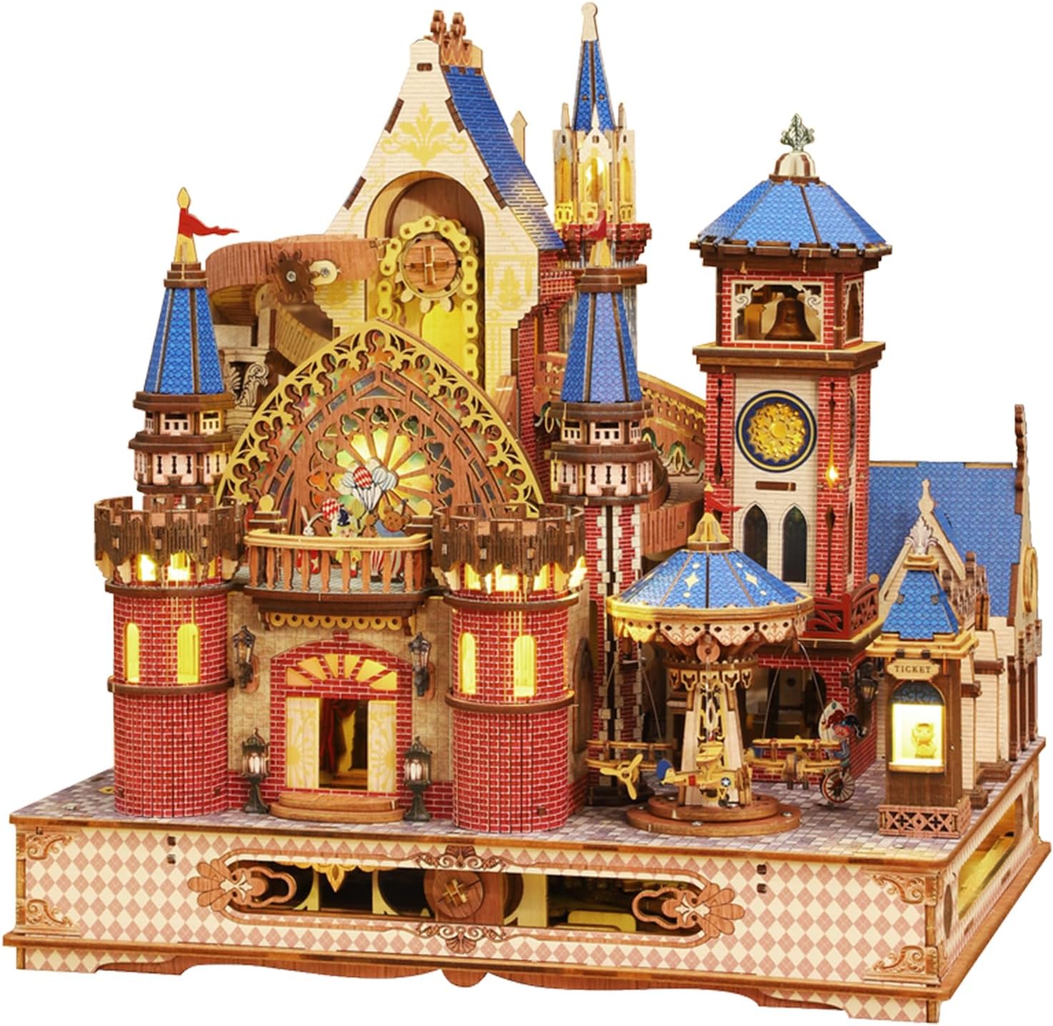 DIY 3D Wooden Puzzles for Adul - Lighting Decor House ulasan dan harga