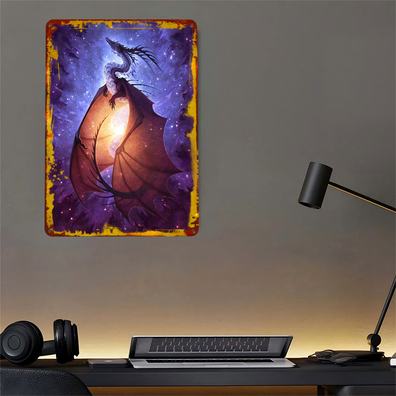 Nova 3D Texture Metal Poster C - Nova Decor & Lighting Juletrelys ulasan dan harga