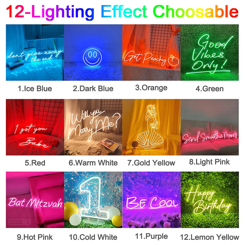 Custom Led Neon Signs LED Ligh - Lighting Decor Ideas ulasan dan harga