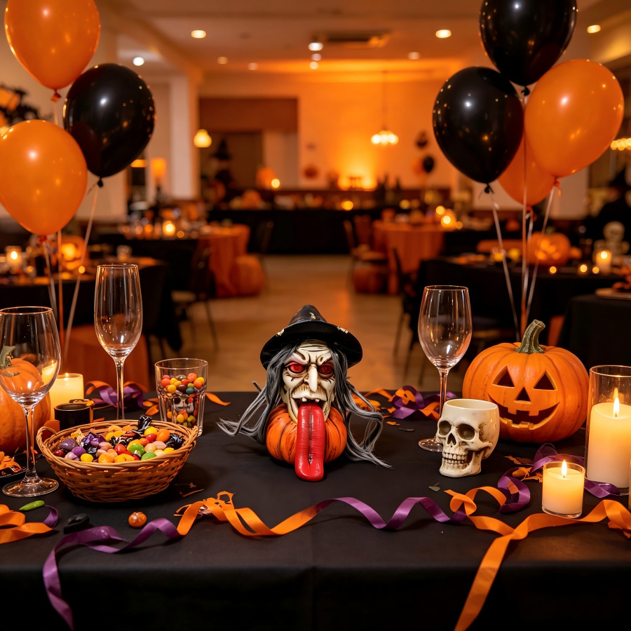 New Halloween long-tongued wit - Lighting Decor House ulasan dan harga