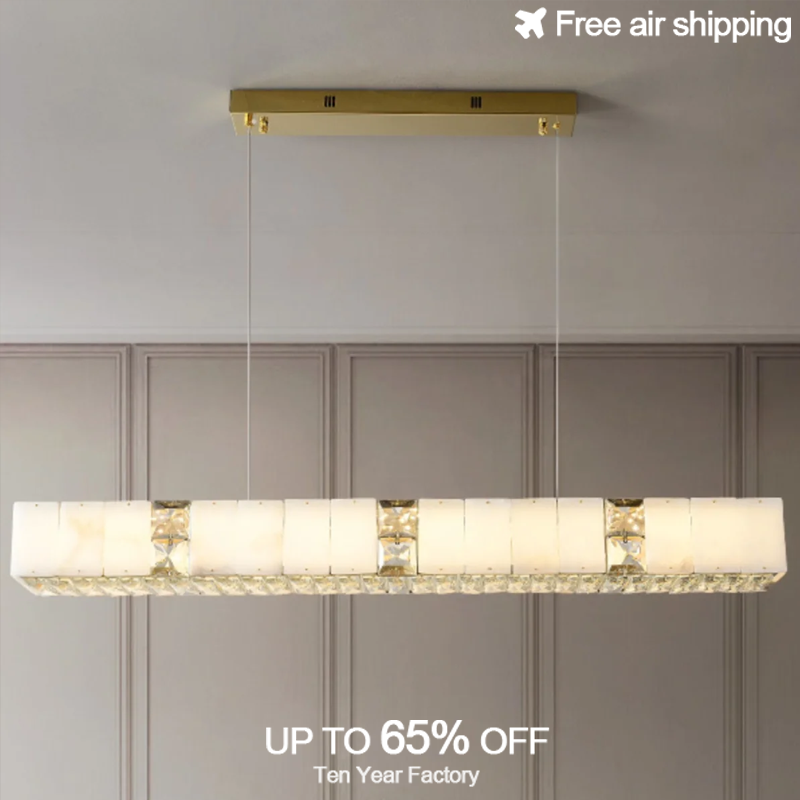 Gold Black Modern LED Chandeli - Elements Lighting Decor ulasan dan harga