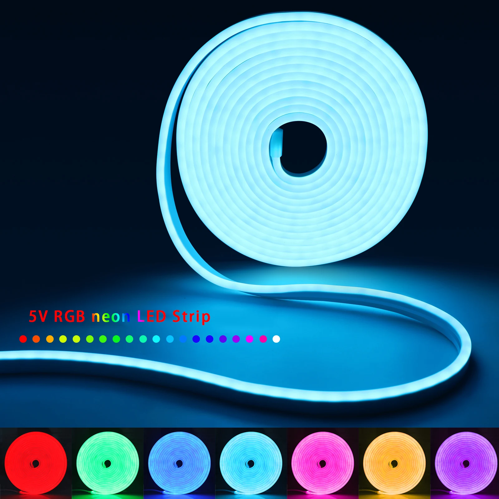 1-5m RGB LED Neon Strip Light  - Lighting Decor Ideas ulasan dan harga