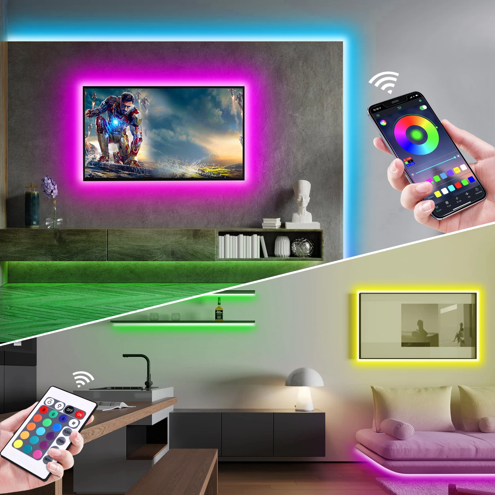 1-5m RGB LED Neon Strip Light  - Lighting Decor Ideas ulasan dan harga